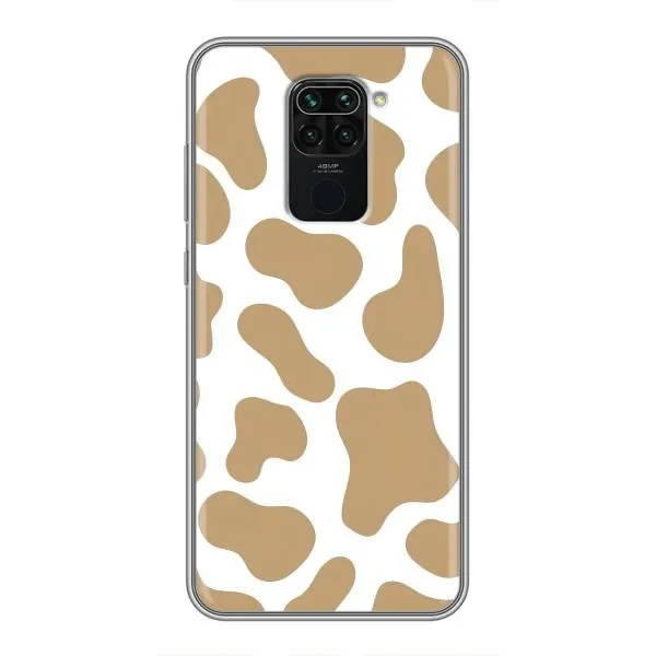Чехол с принтом «Бежевая буренка» для Xiaomi Redmi Note 9