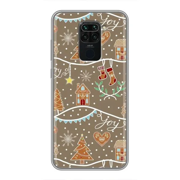 Чехол с принтом «Новогодние пряники» для Xiaomi Redmi Note 9