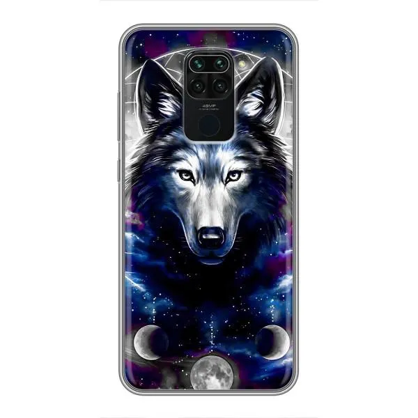 Чехол с принтом «Волк» для Xiaomi Redmi Note 9
