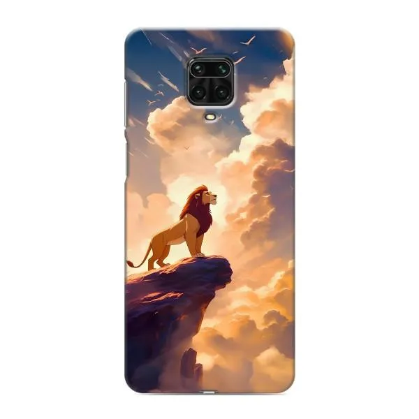 Чохол з принтом «Сімба на скелі» для Xiaomi Redmi Note 9S