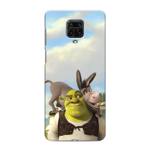 Чехол с принтом «Шрек и Осел» для Xiaomi Redmi Note 9S