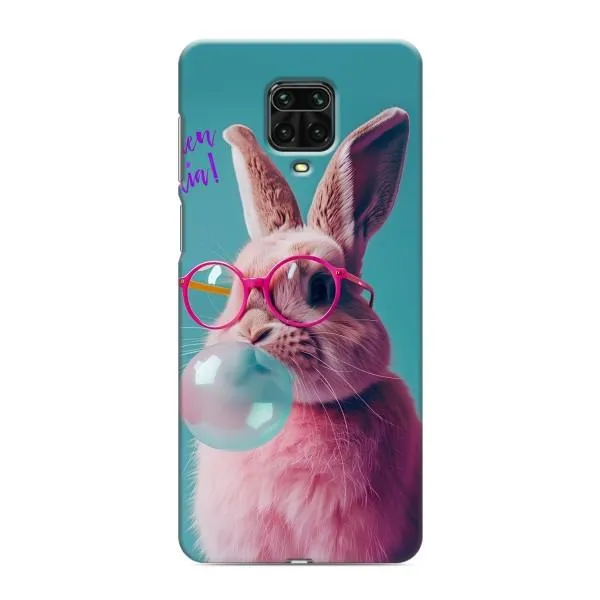 Чехол с принтом «Кролик в очках» для Xiaomi Redmi Note 9S