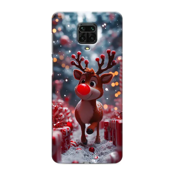 Чехол с принтом «Олень среди подарков» для Xiaomi Redmi Note 9S