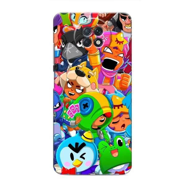 Чохол з принтом «Герої Бравл Старс» для Xiaomi Redmi Note 9T Чохол з принтом «Герої Бравл Старс» для Xiaomi Redmi Note 9T