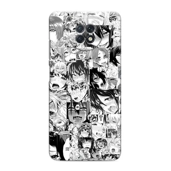 Чохол з принтом «Ahegao manga» для Xiaomi Redmi Note 9T