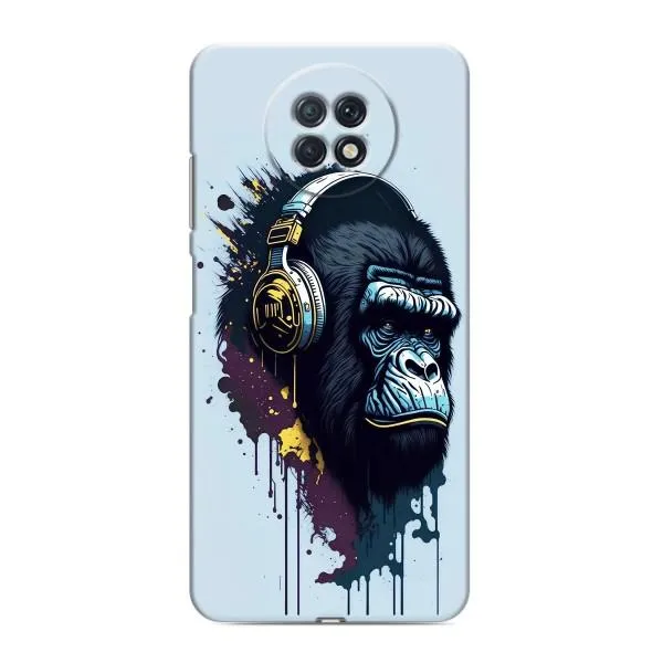 Чехол с принтом «Горилла в наушниках» для Xiaomi Redmi Note 9T Чехол с принтом «Горилла в наушниках» для Xiaomi Redmi Note 9T