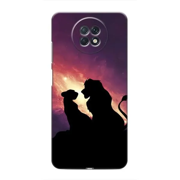 Чохол з принтом «Силует Сімба і Налу» для Xiaomi Redmi Note 9T
