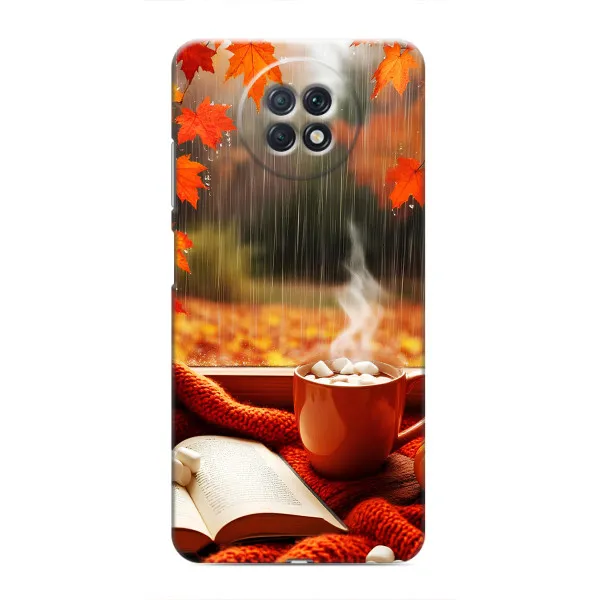 Чехол с принтом «Кофе и дождь» для Xiaomi Redmi Note 9T Чехол с принтом «Кофе и дождь» для Xiaomi Redmi Note 9T