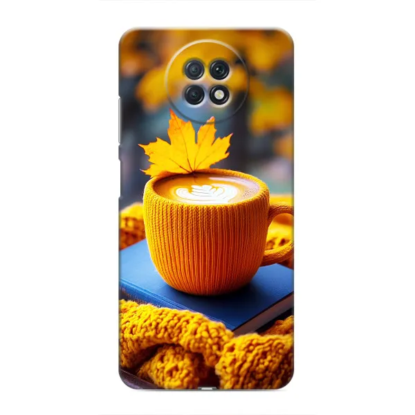 Чехол с принтом «Кофе на желтом пледе» для Xiaomi Redmi Note 9T Чехол с принтом «Кофе на желтом пледе» для Xiaomi Redmi Note 9T