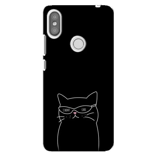Чехол с принтом «Равнодушный кот» для Xiaomi Redmi S2