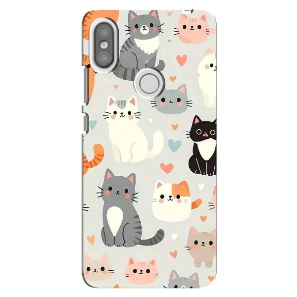 Чехол с принтом «Коллаж котов» для Xiaomi Redmi S2
