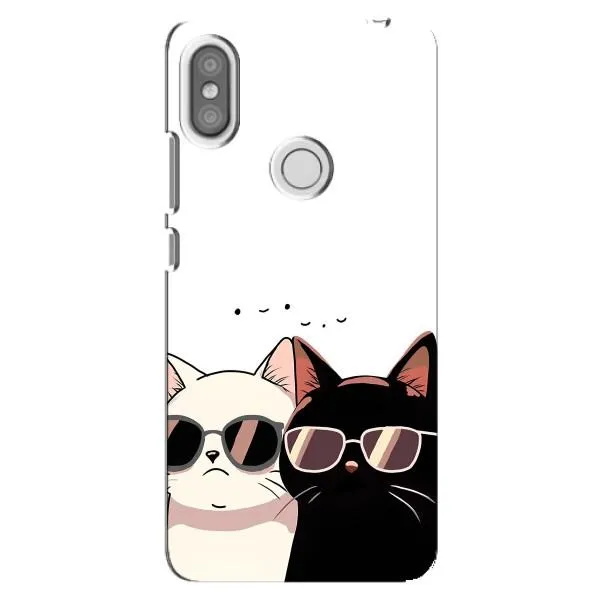 Чехол с принтом «Коты в очках» для Xiaomi Redmi S2