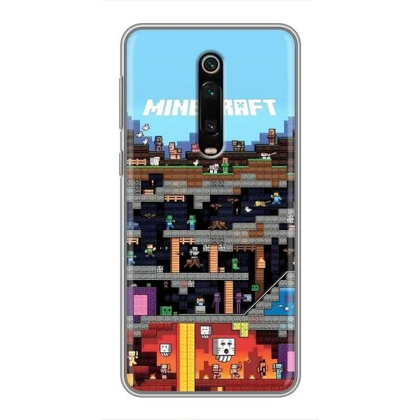 Чехол с принтом «фон Minecraft» для Xiaomi Mi 9T