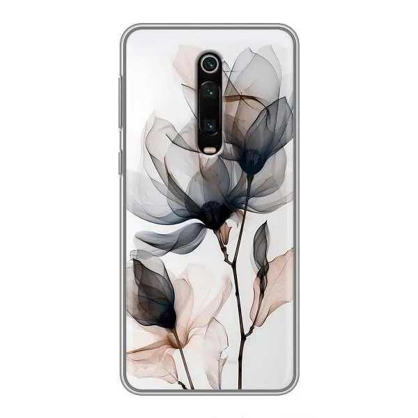 Чехол с принтом «Цветы на белом» для Xiaomi Mi 9T Чехол с принтом «Цветы на белом» для Xiaomi Mi 9T