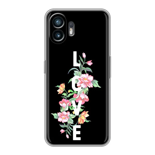 Чехол с принтом «Цветы LOVE» для Xiaomi Turbo 4