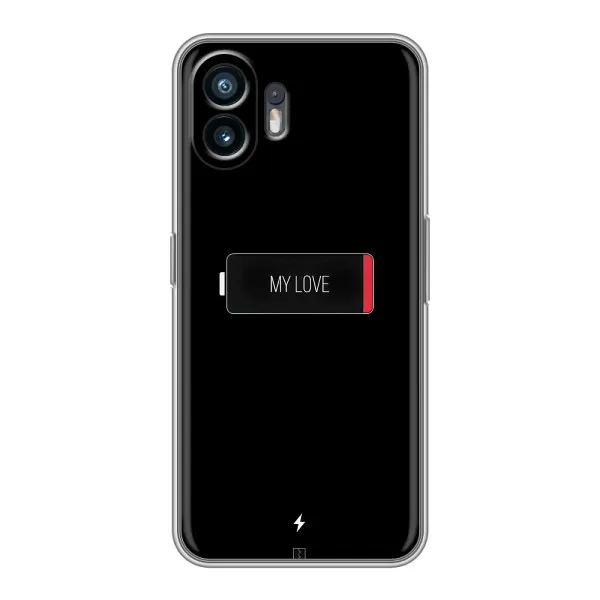Чехол с принтом «Love battery» для Xiaomi Turbo 4
