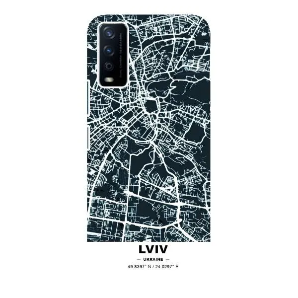 Чехол с принтом «Львов» для Vivo Y12s