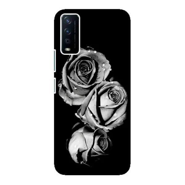 Чохол з принтом «Чорна троянда» для Vivo Y12s
