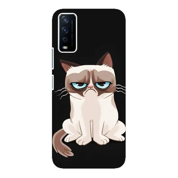 Чехол с принтом «Грустный кот» для Vivo Y12s