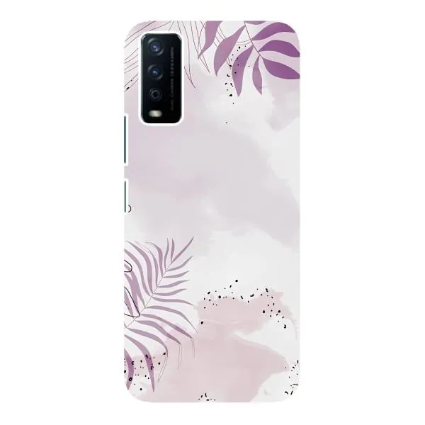 Чехол с принтом «Фиолетовые листья» для Vivo Y12s Чехол с принтом «Фиолетовые листья» для Vivo Y12s