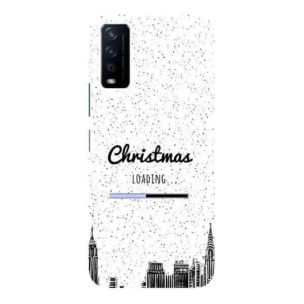 Чехол с принтом «Рождество загружается» для Vivo Y12s
