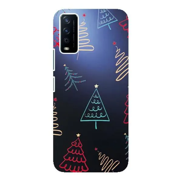 Чехол с принтом «Рождественские елки» для Vivo Y12s Чехол с принтом «Рождественские елки» для Vivo Y12s