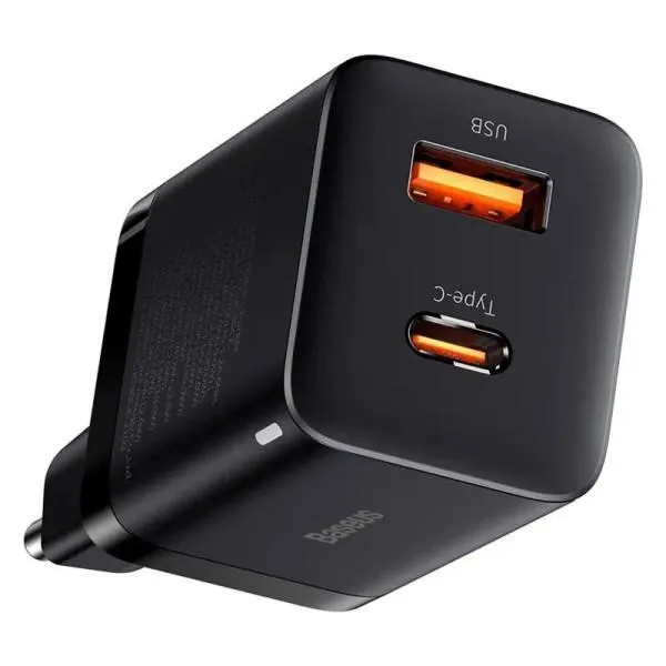 МЗП Baseus Super Si Pro Quick Charger PD30W+QC3.0 (1USB-A/1C) (CCSUPP-E) — Чорний — фото 5 МЗП Baseus Super Si Pro Quick Charger PD30W+QC3.0 (1USB-A/1C) (CCSUPP-E) — Чорний — фото 5