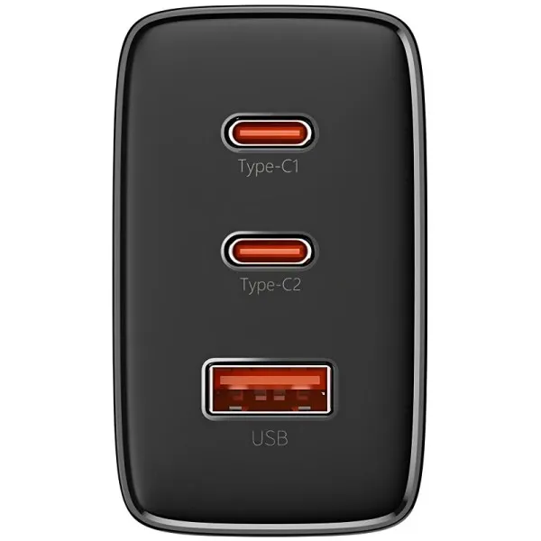 СЗУ Baseus Cube Pro Fast Charger PD65W (1USB-A/2C) (P10111404) — Черный — фото 3