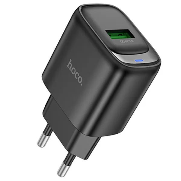 СЗУ Hoco C140A Smart QC3.0 18W (1USB-A) — Черный — фото 3