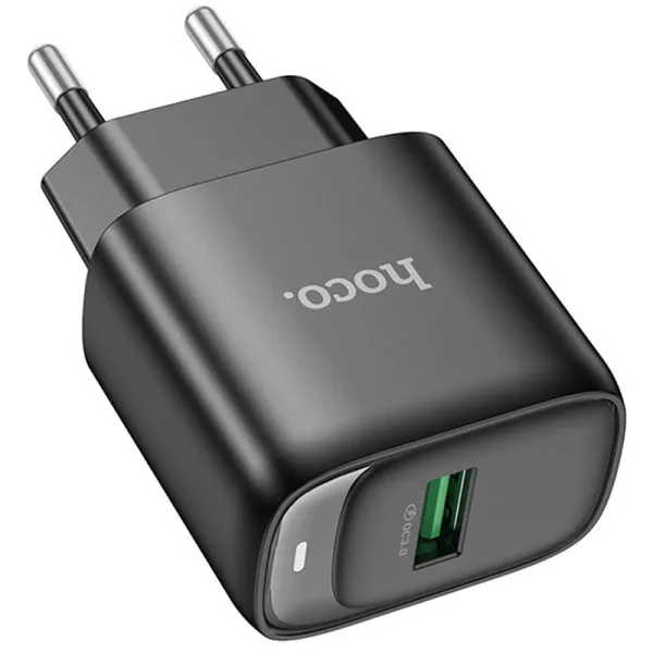 СЗУ Hoco C140A Smart QC3.0 18W (1USB-A) — Черный — фото 5