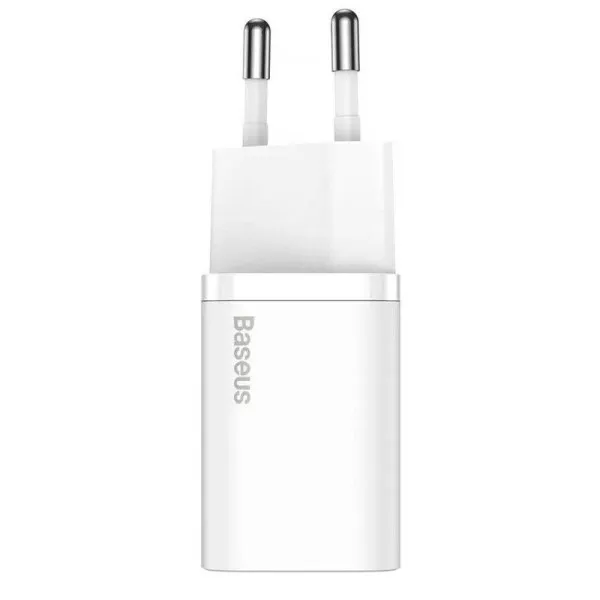 МЗП Baseus Super Si Quick Charger PD25W (1USB-C) (CCSP) — Білий — фото 2