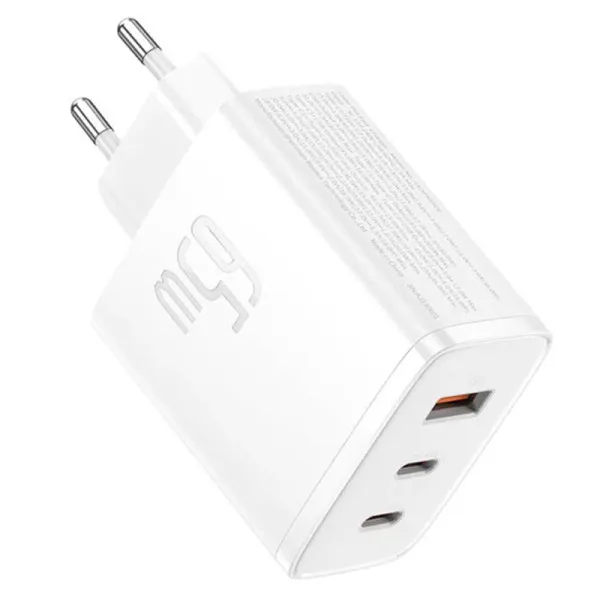 СЗУ Baseus Cube Pro Fast Charger PD65W (1USB-A/2C) (P10111404) — Белый — фото 1