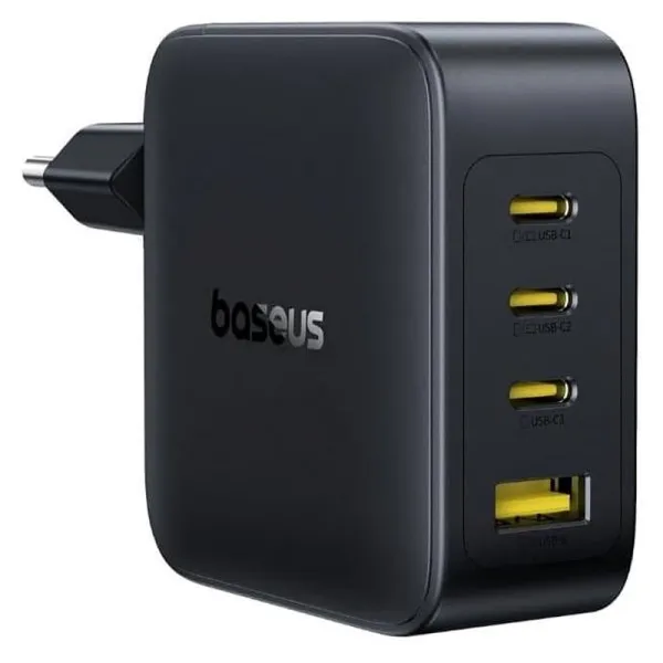 СЗУ Baseus EnerFill FH11 PD140W+QC3.0 (1USB-A/3C) (E0121J) — Черный — фото 1