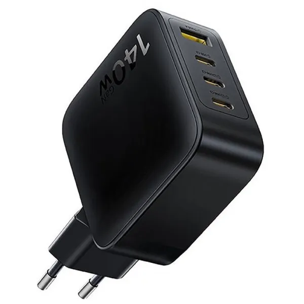 СЗУ Baseus EnerFill FH11 PD140W+QC3.0 (1USB-A/3C) (E0121J) — Черный — фото 2