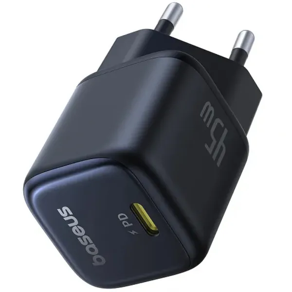 СЗУ Baseus PicoGo GaN Fast Charger 45W (1USB-C) (P10176800) — Черный — фото 3