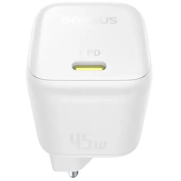 СЗУ Baseus PicoGo GaN Fast Charger 45W (1USB-C) (P10176800) — Белый — фото 3
