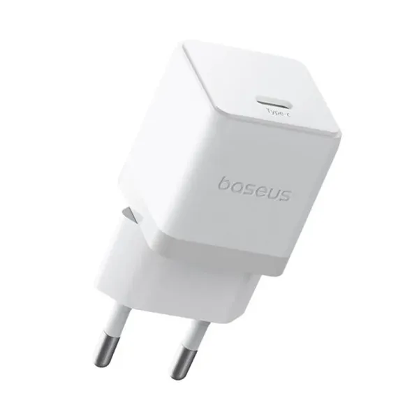 МЗП Baseus Palm Fast Charger 30W (1USB-C) + кабель Type-C to Type-C (P10111605113-01) — Білий — фото 4