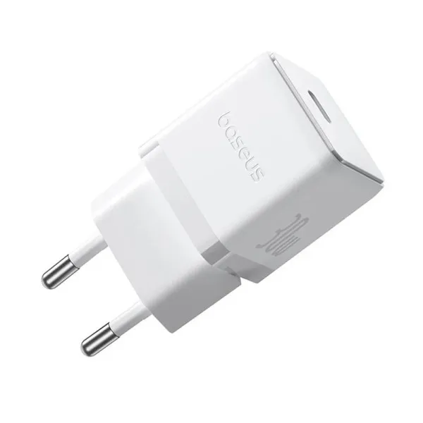 МЗП Baseus Palm Fast Charger 30W (1USB-C) + кабель Type-C to Type-C (P10111605113-01) — Білий — фото 5