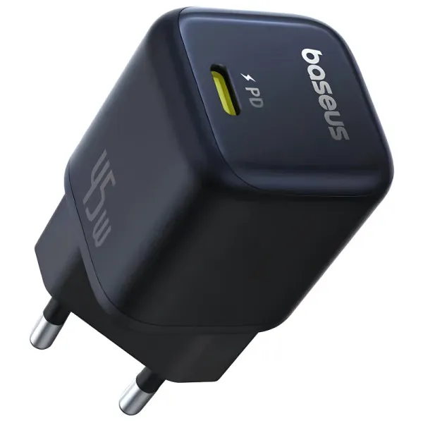 СЗУ Baseus EnerFill FN22 Fast Charger PD45W (1USB-C) (E01233) — Черный — фото 3