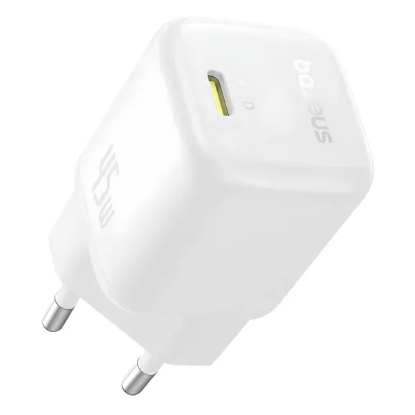 СЗУ Baseus EnerFill FN22 Fast Charger PD45W (1USB-C) (E01233) — Белый — фото 3