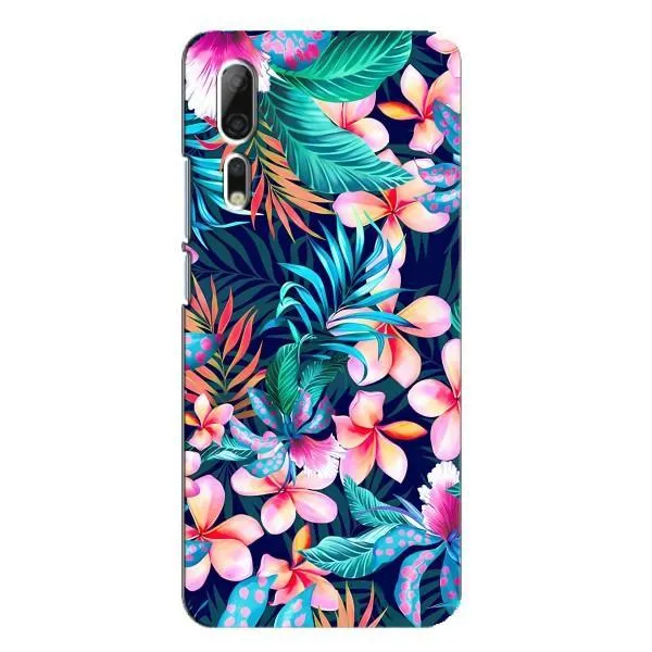Чехол с принтом «Красочные цветы» для ZTE Axon 10 Pro