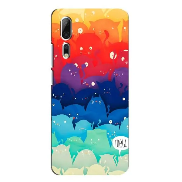 Чехол с принтом «Mew» для ZTE Axon 10 Pro