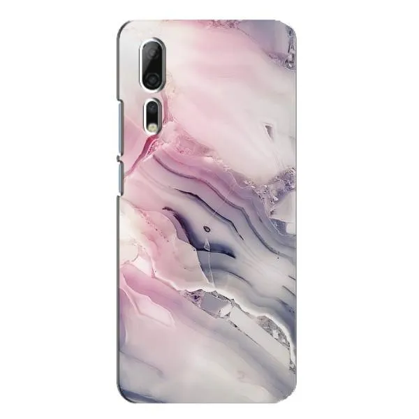 Чехол с принтом «Пурпурный Мрамор» для ZTE Axon 10 Pro