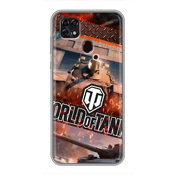 Чехол с принтом «World of Tanks» для ZTE Blade 20 Smart