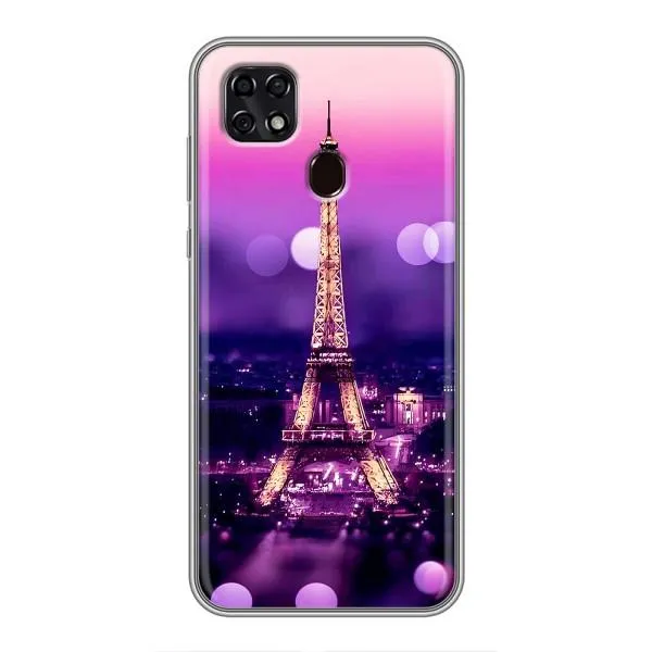 Чехол с принтом «Париж Башня» для ZTE Blade 20 Smart