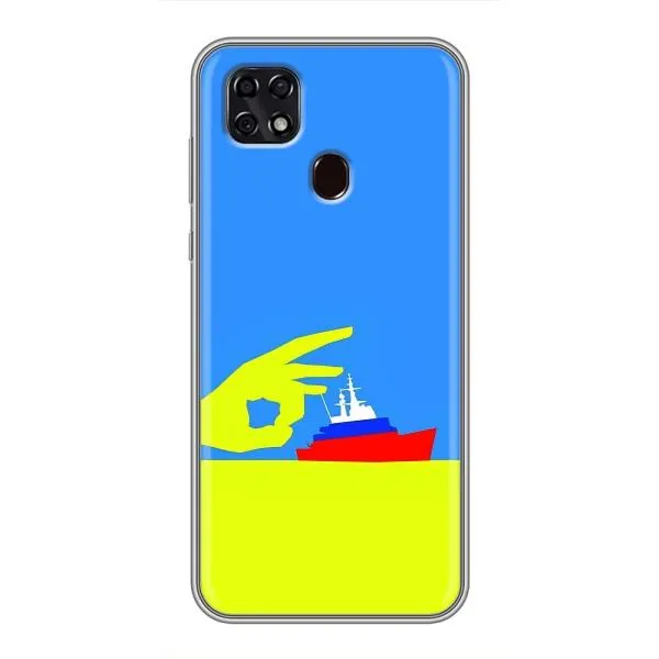 Чехол с принтом «Щелбан кораблю» для ZTE Blade 20 Smart Чехол с принтом «Щелбан кораблю» для ZTE Blade 20 Smart