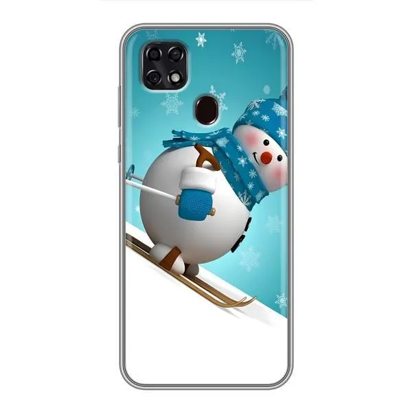 Чехол с принтом «Снеговик на лыжах» для ZTE Blade 20 Smart Чехол с принтом «Снеговик на лыжах» для ZTE Blade 20 Smart