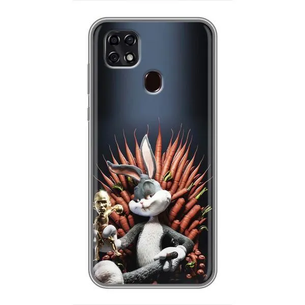 Чехол с принтом «Король Кролик» для ZTE Blade 20 Smart