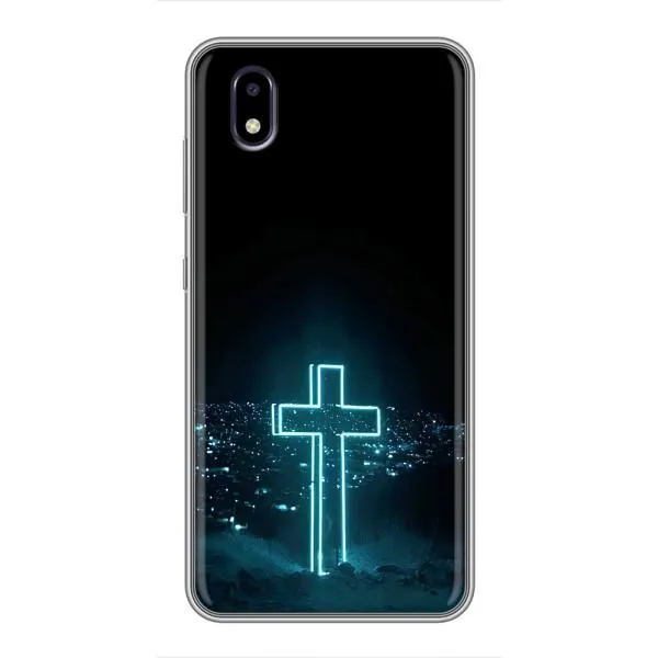 Чехол с принтом «Крест и город» для ZTE Blade A3 (2020)
