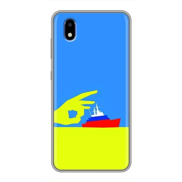 Чехол с принтом «Щелбан кораблю» для ZTE Blade A3 (2020)
